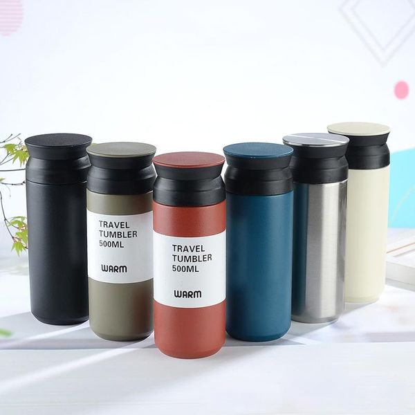 

water bottles stainless steel cups outdoor creative vacuum flasks portable car thermoses for camping tent travel spray tour