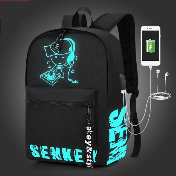 

backpack 2021 fashion luminous cute schoolbag for teenage teenagers kids to school bag student book bookbag boys girls