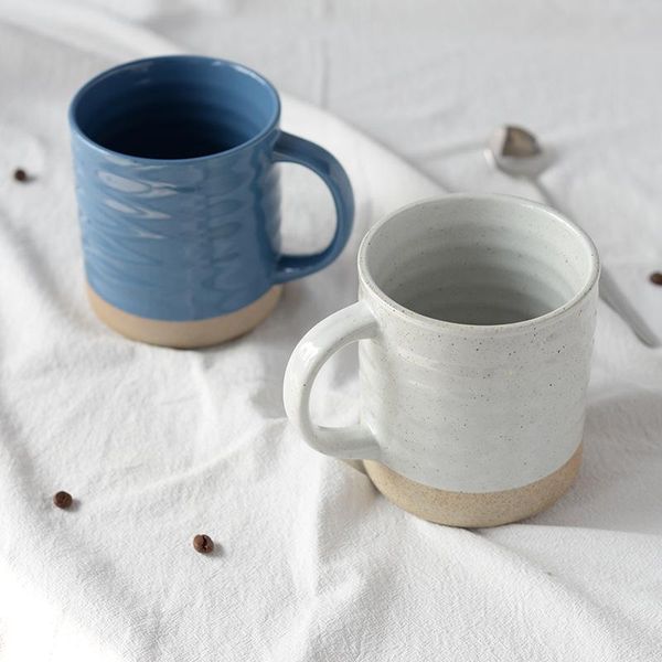 

mugs coarse pottery retro creative big mug ceramic men and women personality trend coffee cup teacup water tea 570ml
