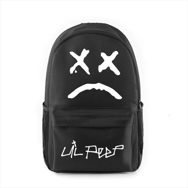 

lil peep travel backpack printed men women harajuku backpacks hit hop bags school bag