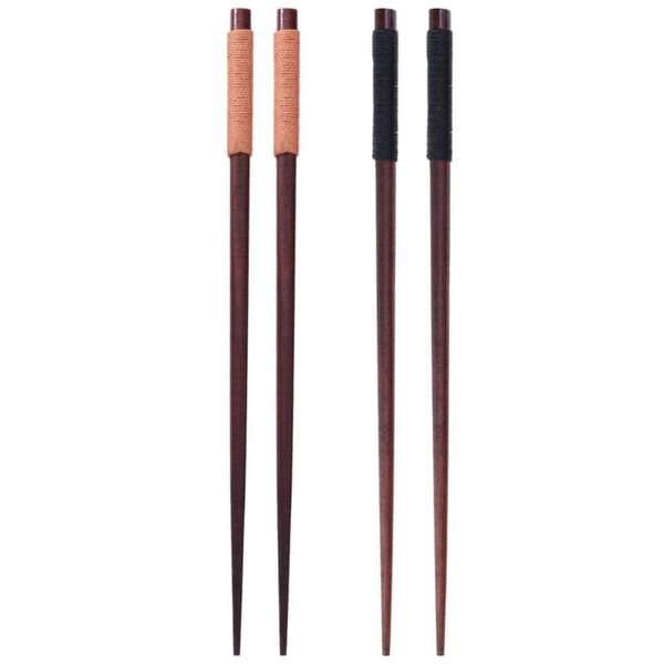 

chopsticks handmade natural chestnut wood sushi 23.5cm length set value gift for chinese kitchen tableware