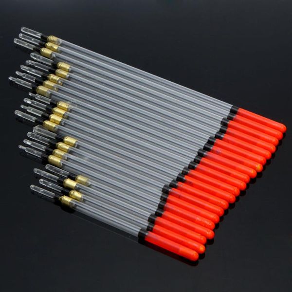 

fishing accessories lixada 20pcs/set plastic floats pesca fish tube set float tackle accessary