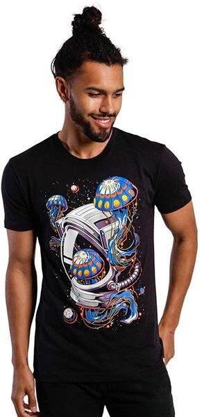 Herren-T-Shirts, Sommer-Baumwoll-Männer-T-Shirt INTO THE AM Graphic Tees – Neuheit mit coolen Designs, hochwertige Kleidung