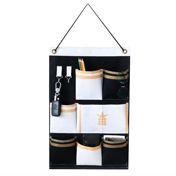 

storage boxes & bins wall mounted bag cloth pocket hanging home dormitory