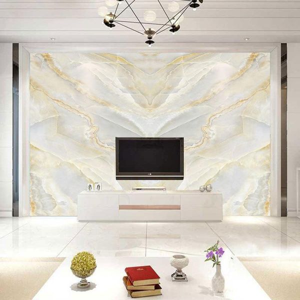 

wallpapers imitation stone wallpaper tv background wall living room dali pattern mural atmosphere decoration covering
