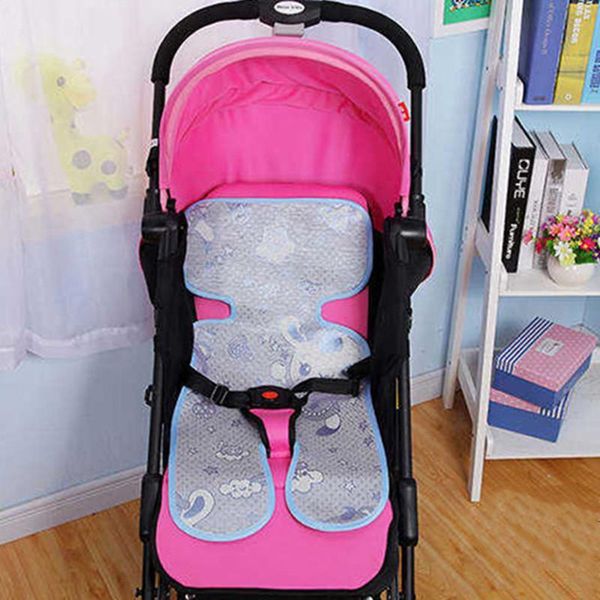 

stroller parts & accessories 2021 baby pushchair seat cushion for summer ice silk mat trolley dining chair pad kids high pram