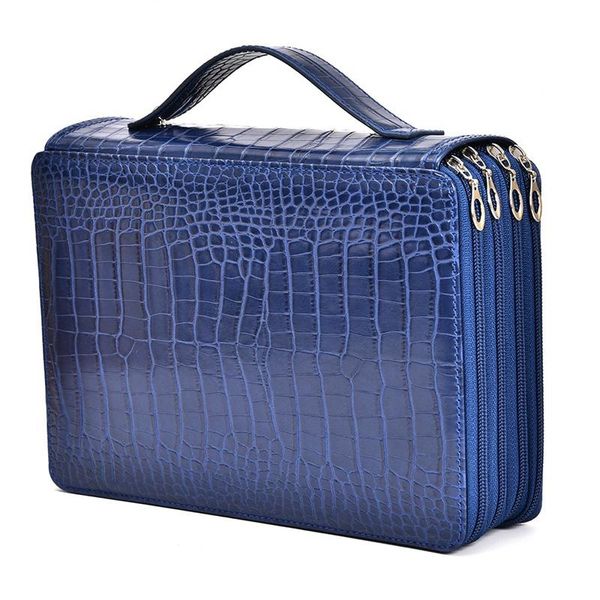 

hole pu pencil bag student stationery art painting storage bags
