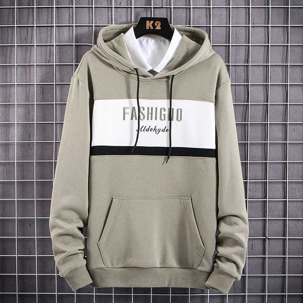 

fashioin striped hooded hoodies men embroidery fashigno streetwear sweatshrits pullover male long sleeve autumn yellow black 210601