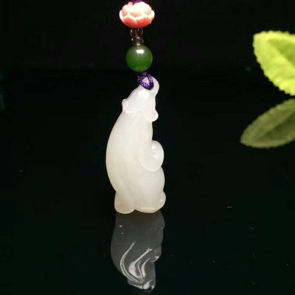 

lockets h4#exquisite hetian jade orchids meaning auspicious, Silver