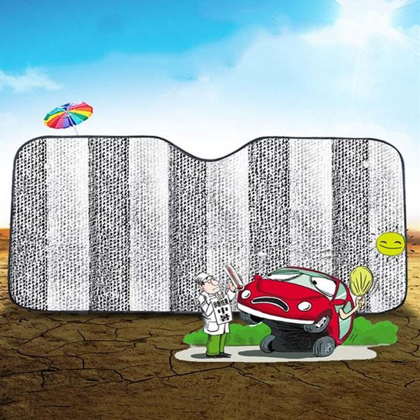 

car sunshade c 130 x 60cm front windshield snow frost sunscreen insulation and rear sun anti-snow block dual purpose
