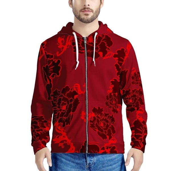 

large autumn and winter design cardigan bohemian hoodie men's sweater, Black