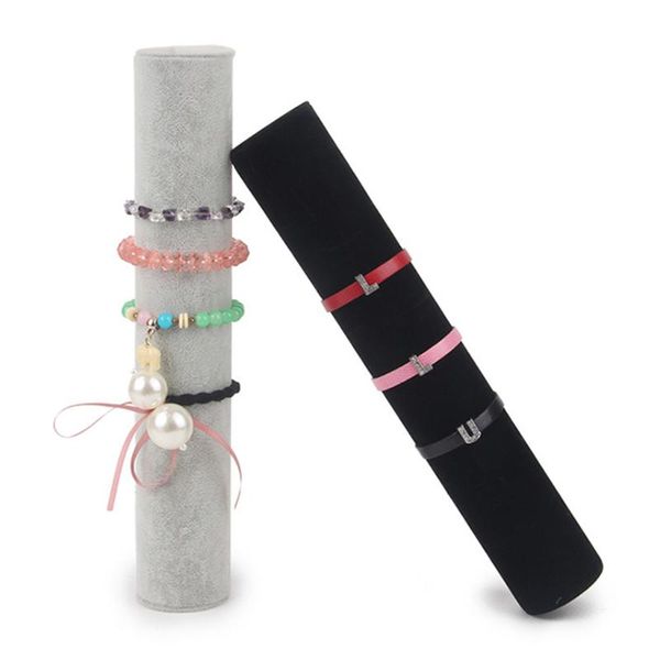 

jewelry pouches, bags tower bangle display stand holder hair band holders shop, Pink;blue