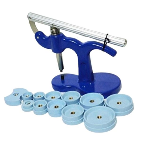 

repair tools & kits watch press set, back case closer, watchmaker tool kit with 12pcs fitting dies
