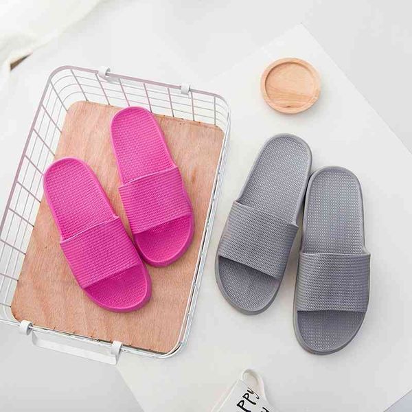 

classic female bathroom slippers thick-sole sandals breathable couple men non-slip household slipper women summer 36-45, Black