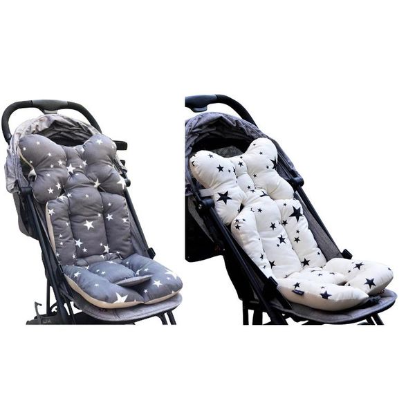 

stroller parts & accessories baby printed pad seat warm cushion mattresses pillow cover child carriage cart thicken trolley chair a5