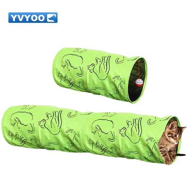 

foldable pet cat tunnel indoor outdoor training toy for animal play tube toys