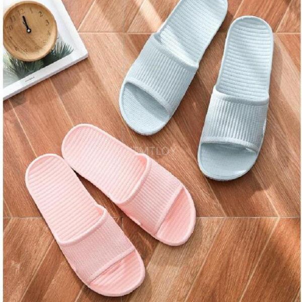 

summer indoor slippers floor flat shoes eva flip flops woman non-slip bathroom home zapatillas de hombre sapato feminino, Black