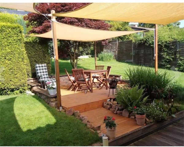 

shade anti-uv sun sail large 9 size outdoor shelter cover canopy awnings for garden pool partio camping waterproof