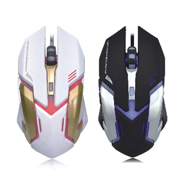 

wired silent gaming mouse led backlit adjustable dpi usb optical ergonomic mice