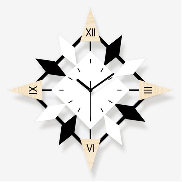 

wall clocks clock 3d acrylic large modern design for home decoration mute duvar saati big size watch room