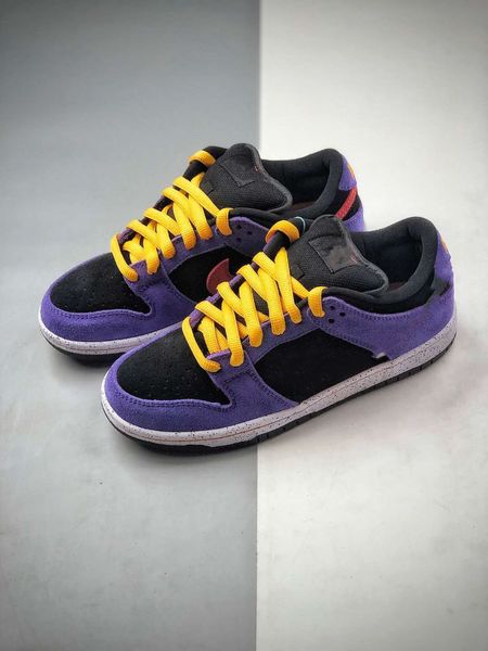 

low-skate shoes dark purple men women size36-46