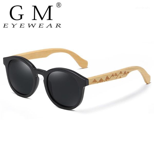 

sunglasses gm handmade men polarized bamboo wood women with s1936, White;black