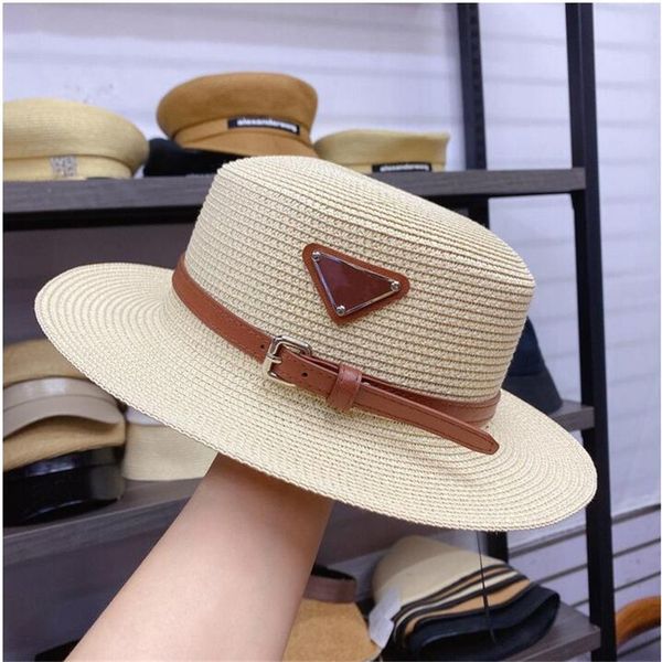 

Designer Cap Bucket Hat Fashion Men Women Fitted Hats High Quality Straw Sun Caps 5colour, Blue;gray