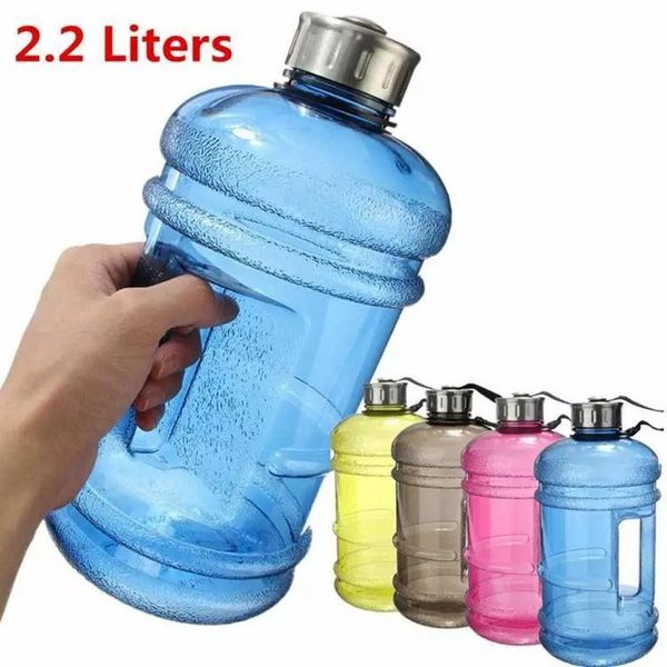 

water bottle 2.2l sports jug sport fitness travel hiking large bottles