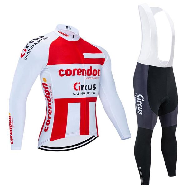 

racing sets winter 2021 white circus long sleeves cycling jersey bike pants set men ropa ciclismo thermal fleece bicycling maillot culotte, Black;blue