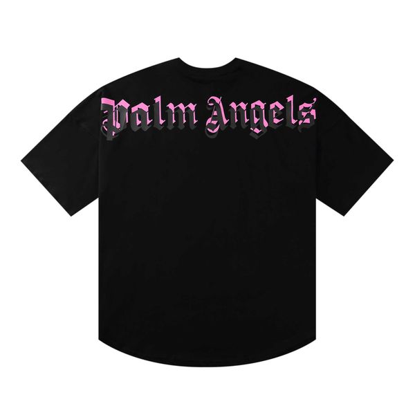 

plam angel palmt pa/lm letter back t t-shirt 241a, White;black