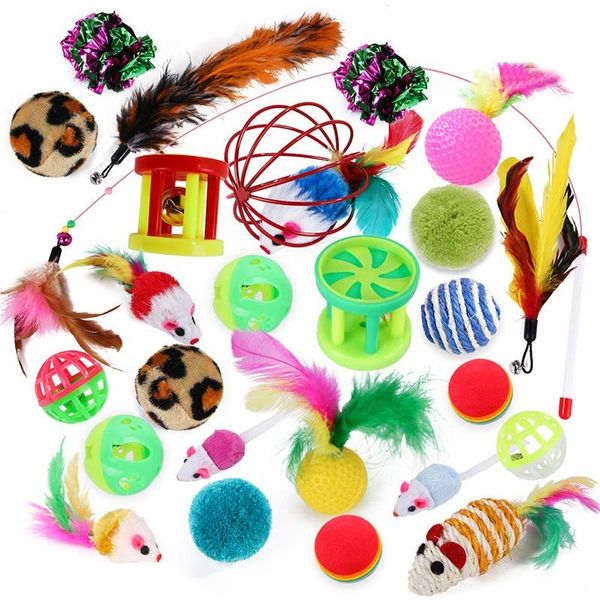 

cat toys pets mouse shape balls shapes funny stick supplies value bundle kitten love pet toy channel