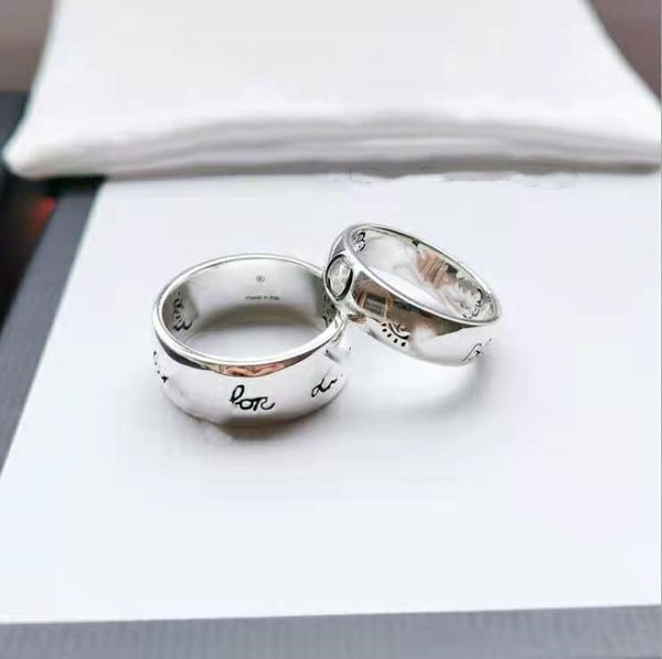 

lovers jewelry men and women flower bird rings 925 sterling silver real