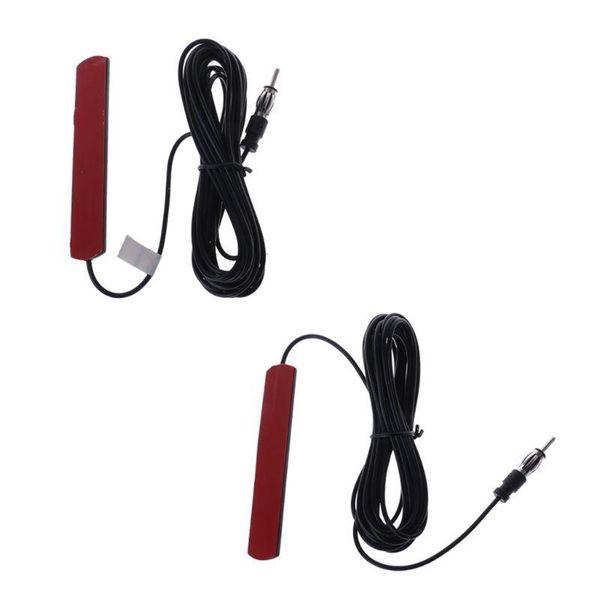 

car gps & accessories universal auto radio fm antenna signal amp marine vehicle boat rv enhance device