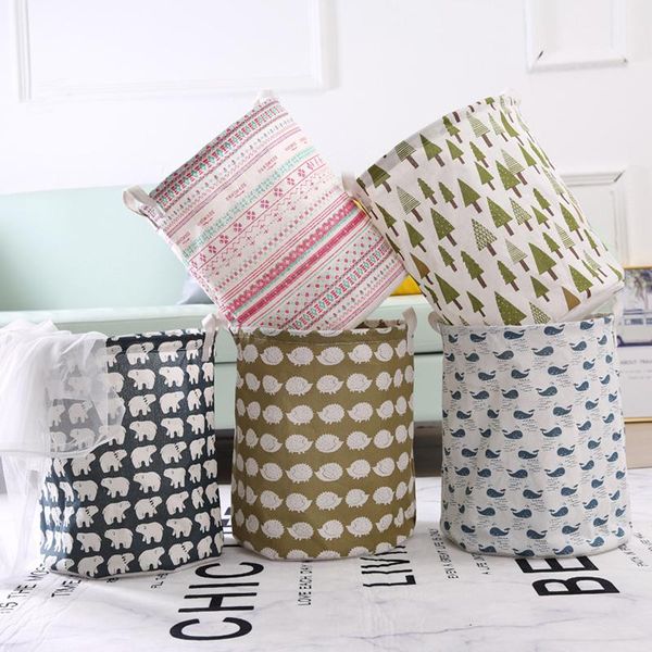 

laundry basket foldable bag large capacity clothes storage children toy bucket waterproof baskets