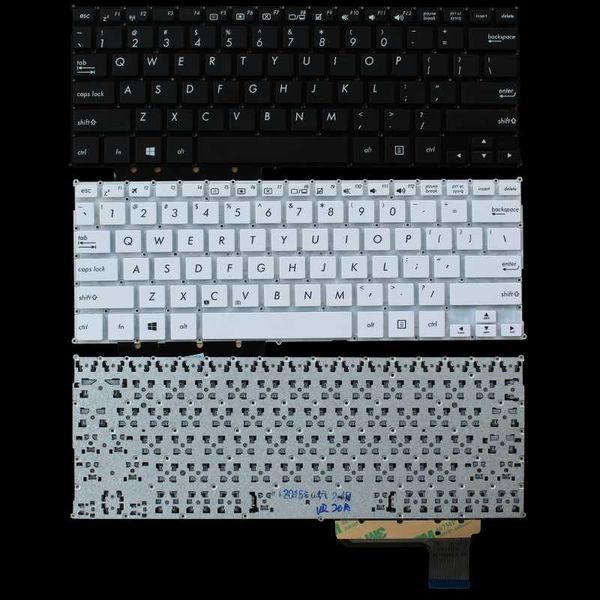 

black/white lapkeyboard for asus x201 x201e s200 s200e x202e replacement keyboards