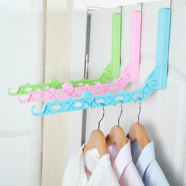 

hangers & racks folding door hanger holder multifunctional household clothes storage hook smd66