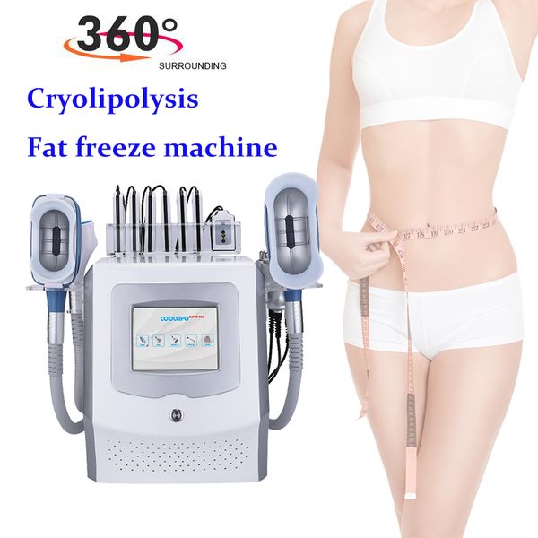 Taşınabilir Cryolipolysis Yağ Düşürücü Zayıflama Makinesi RF Yüz Germe Vücut Şekli Lipo Lazer Kavitasyon İnce Cihazı