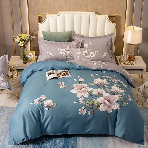 

thickened all cotton four piece sheet quilt cover bedding