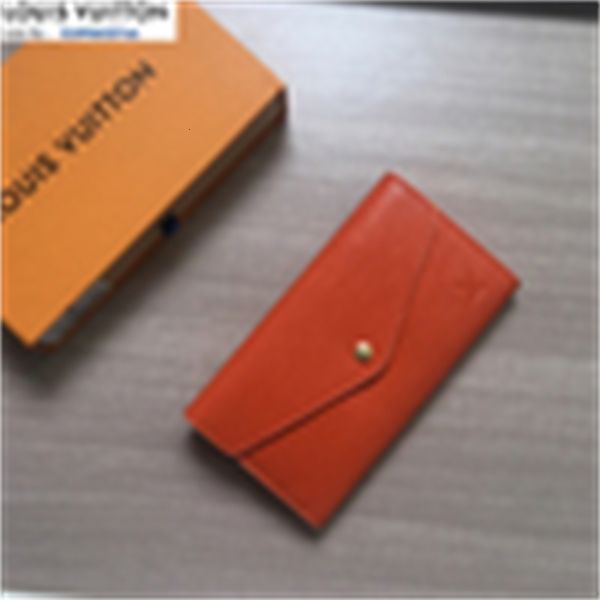 

cases brand designer luxury m60528 envelope wallet orange women real leather long wallets chain wallet pouches key card holders phone purse, Red;black