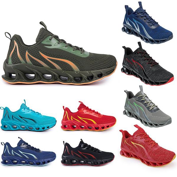 

running shoes non-brand men fashion trainers white black yellow gold navy blue bred green mens sports sneakers #240