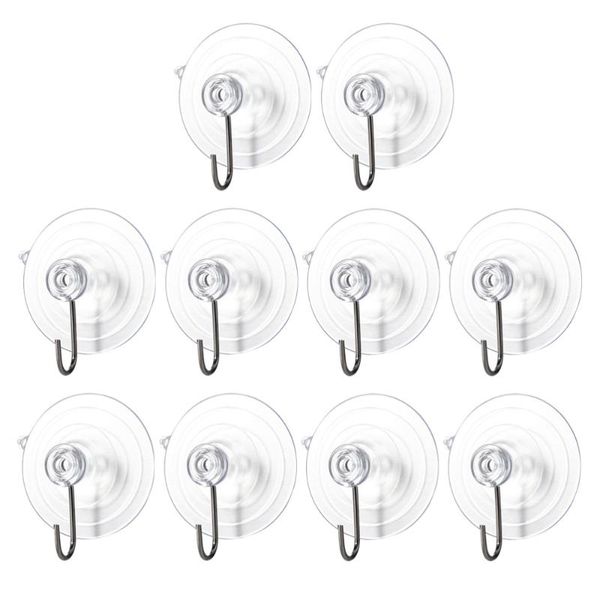 

hooks & rails 10pcs hanging suction cup hangers multipurpose fixing fixators