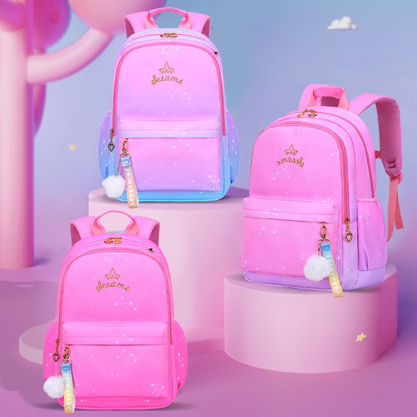 

children school bags for girls kids satchel primary princess schoolbackpack orthopedic schoolbag mochila infantil waterproof