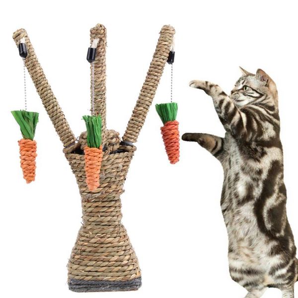 

cat toys 1 x kitten climbing frame post radish pet interactive tree tower shelves scratching