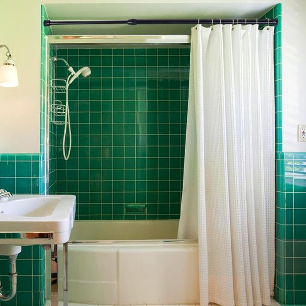 

shower curtains 2pcs punch clothes drying poles curtain rods retractable tension