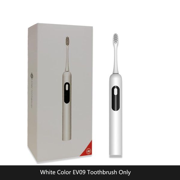 

smart electric toothbrush fashionable white sonic rechargeable whole covered waterproof tooth brush dupont bristles timer