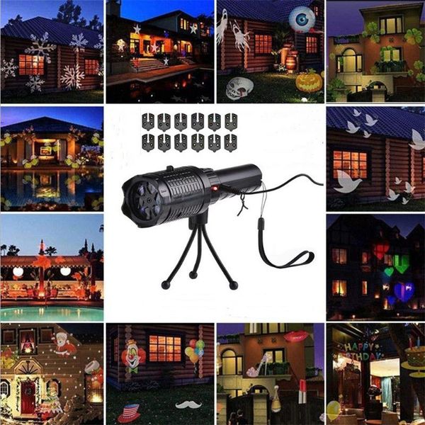 

strings christmas projection lamp halloween brithday pattern led stage party decor festivals holiday lights
