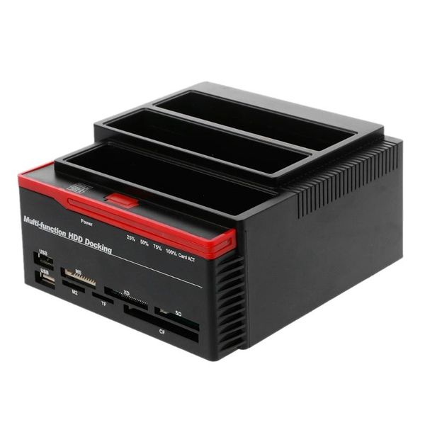 

usb3.0 to sata ide external 2.5"/3.5" hdd hard drive docking station card reader m0xe computer cables & connectors
