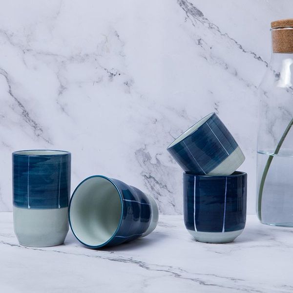 

cups & saucers 250ml japanese ceramic tea cup water coffee household commercial cooking tableware