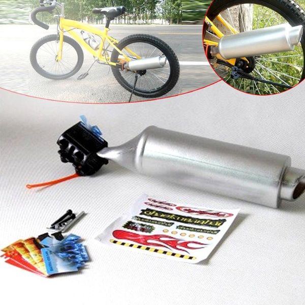 

motorcycle exhaust system bicycle turbo pipe bike installation spoke accessories