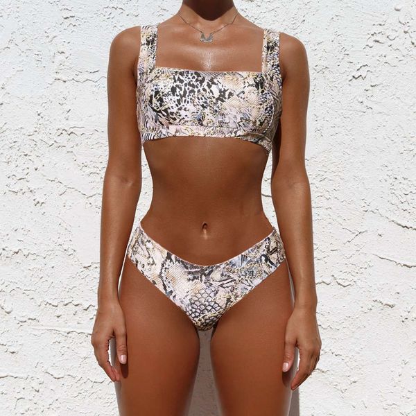 

chanshuang bra bikini women's splicing triangl swimwear, White;black